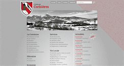 Desktop Screenshot of corbieres.ch
